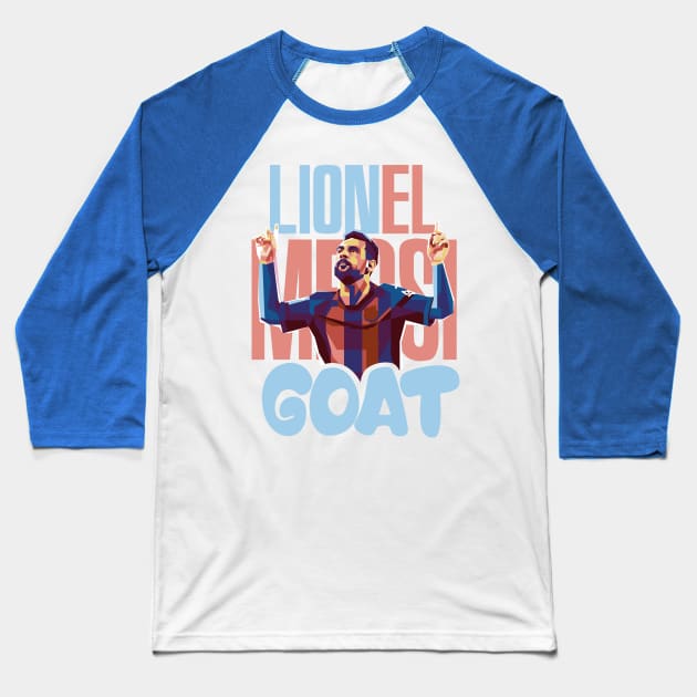 lion el messi wpap Baseball T-Shirt by BAJAJU